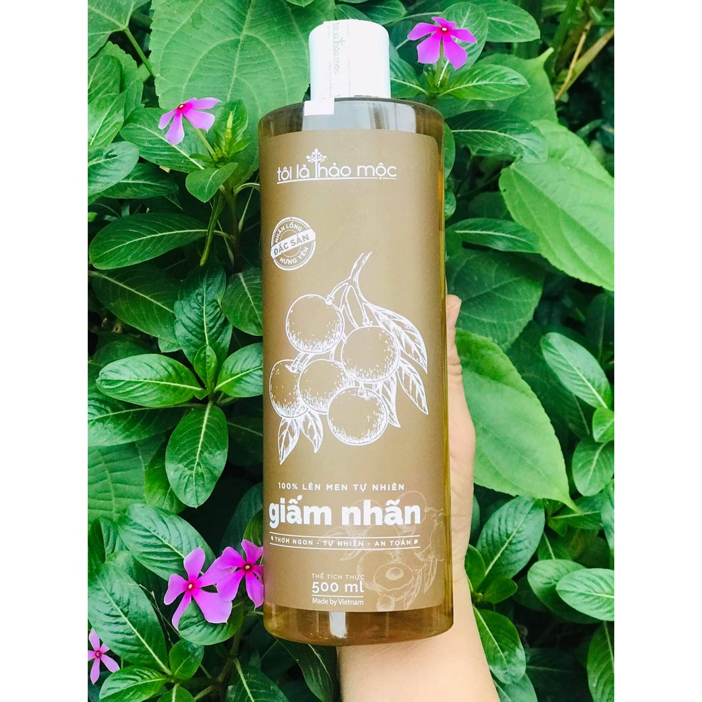 Giấm Nhãn lên men tự nhiên (500ml) - Tôi Là Thảo Mộc