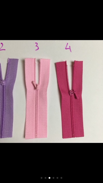 V3C- Dây khoá kéo mini 7cm,10cm phụ kiện may quần áo búp bê