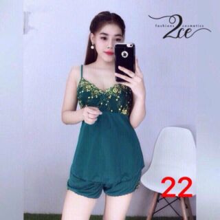 Set bộ ngủ phi bóng 2 dây đẹp