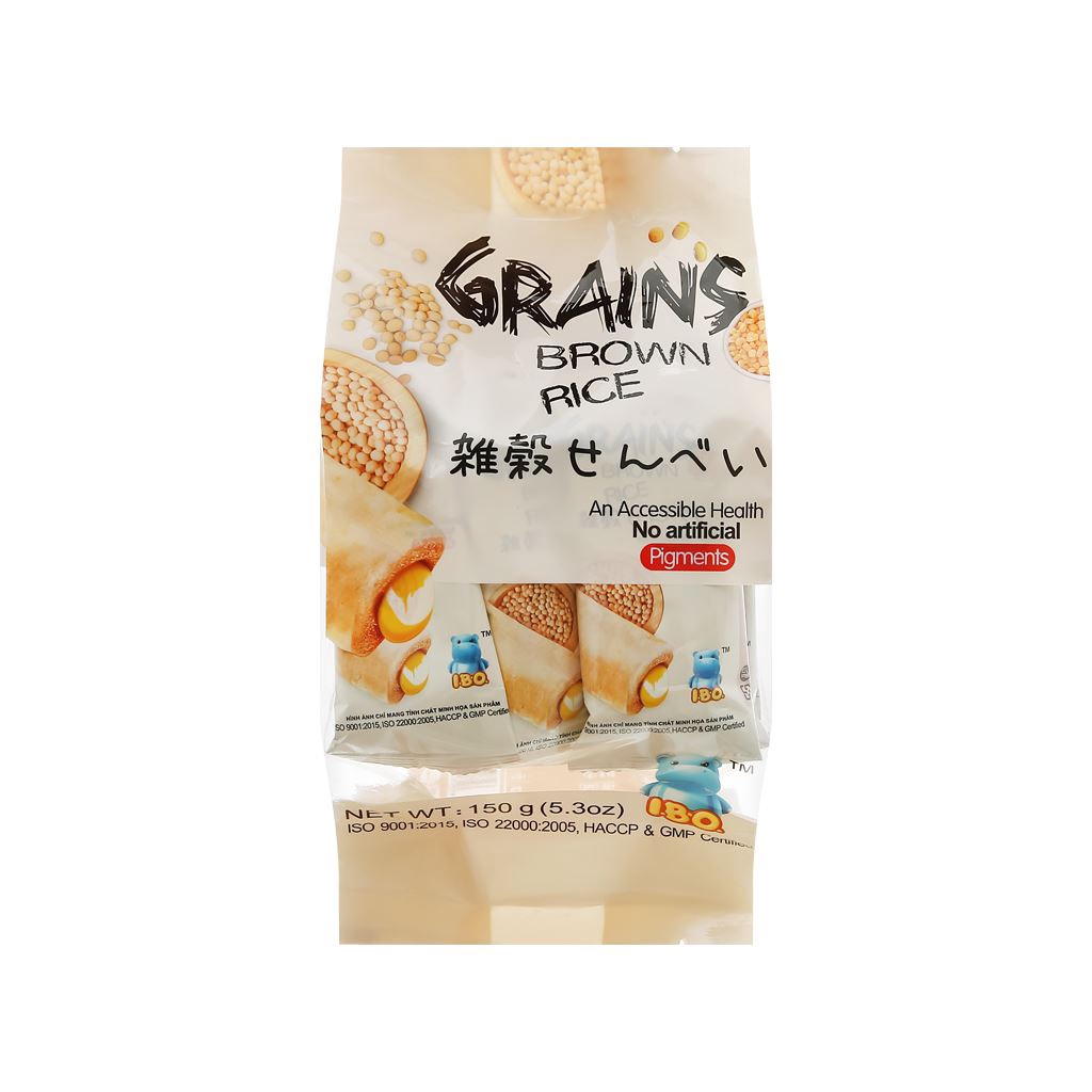 Bánh Ngũ Cốc Dinh Dưỡng 3 Vị 150gr - I.B.O