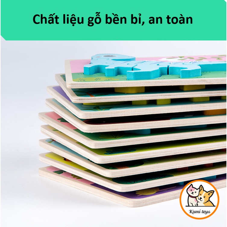 Đồ chơi xếp hình khủng long miếng to loại đẹp cho bé phát triển tư duy Kumi toys