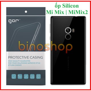 Ốp dẻo silicon trong suốt Xiaomi Mi MIX | Mi MIX2 Gor