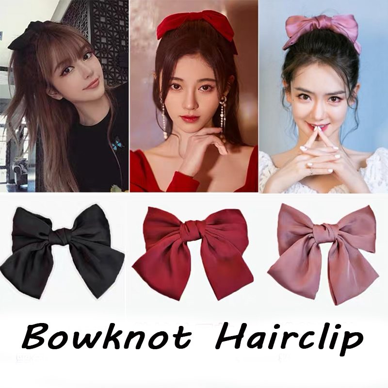 Bowknot Hairpin Hairclips Hair Accessory for Girls Fashion INS Popular