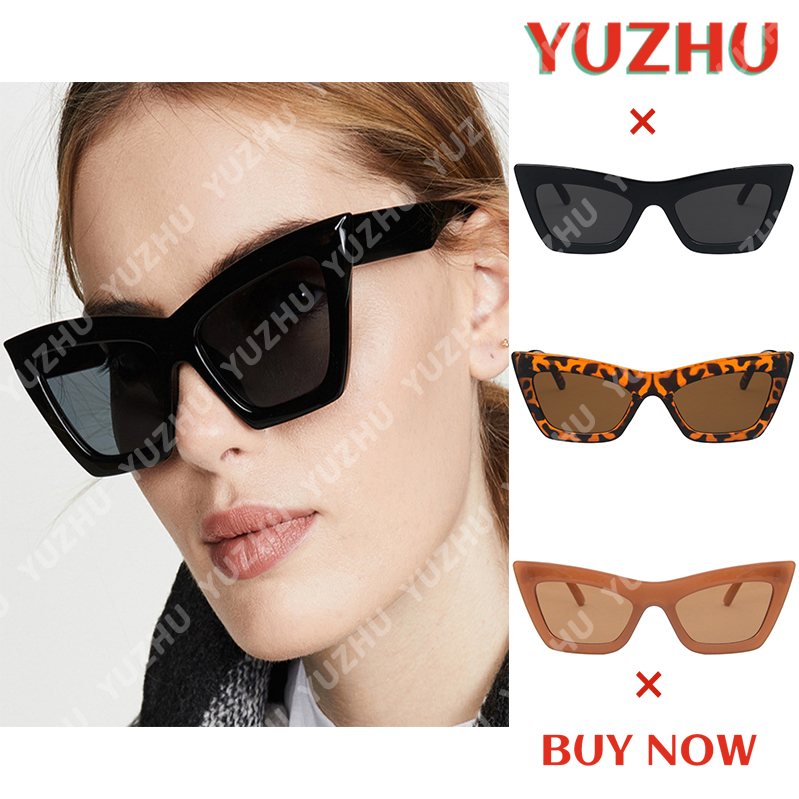 Kính mát kiểu dáng mắt mèo phong cách retro cho nữ