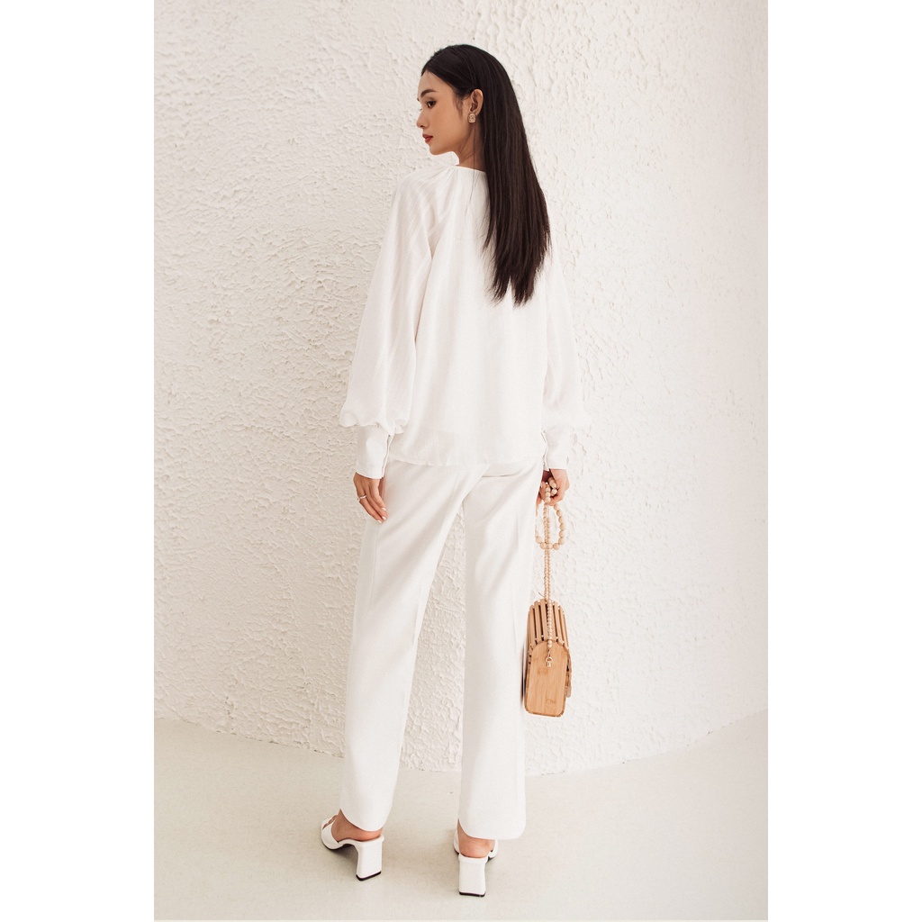 Quần Ống Rộng Nút Kim Loại - Q179