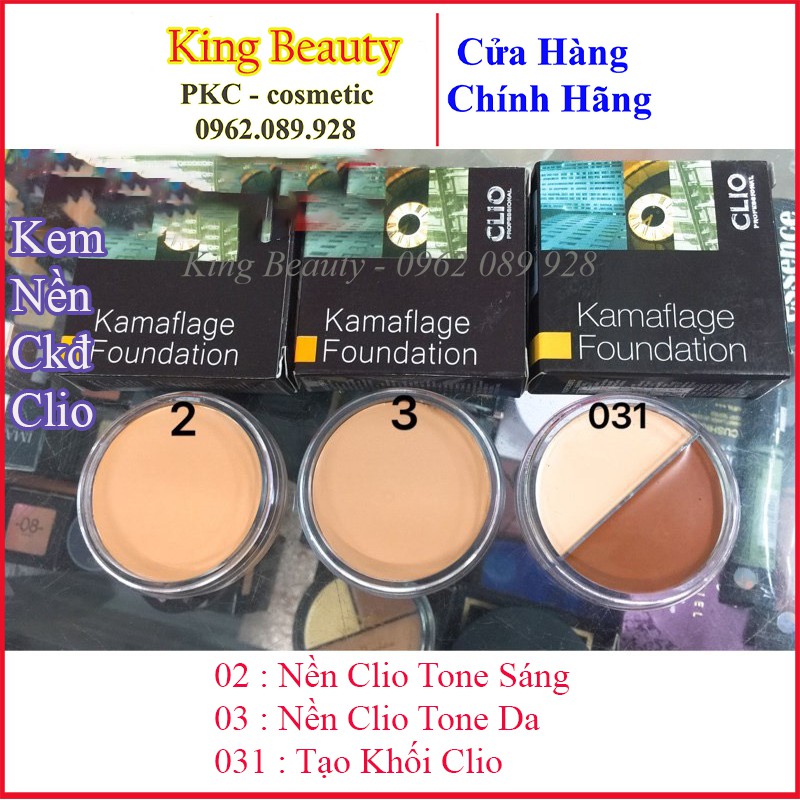 Kem nền che khuyết điểm Clio ( Hàng Chuẩn Auth )