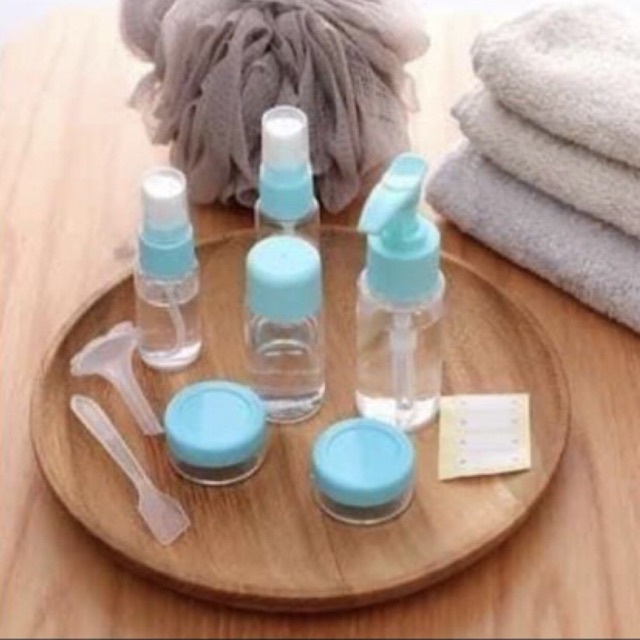 Bộ chiết mỹ phẩm du lịch 8 Chi Tiết