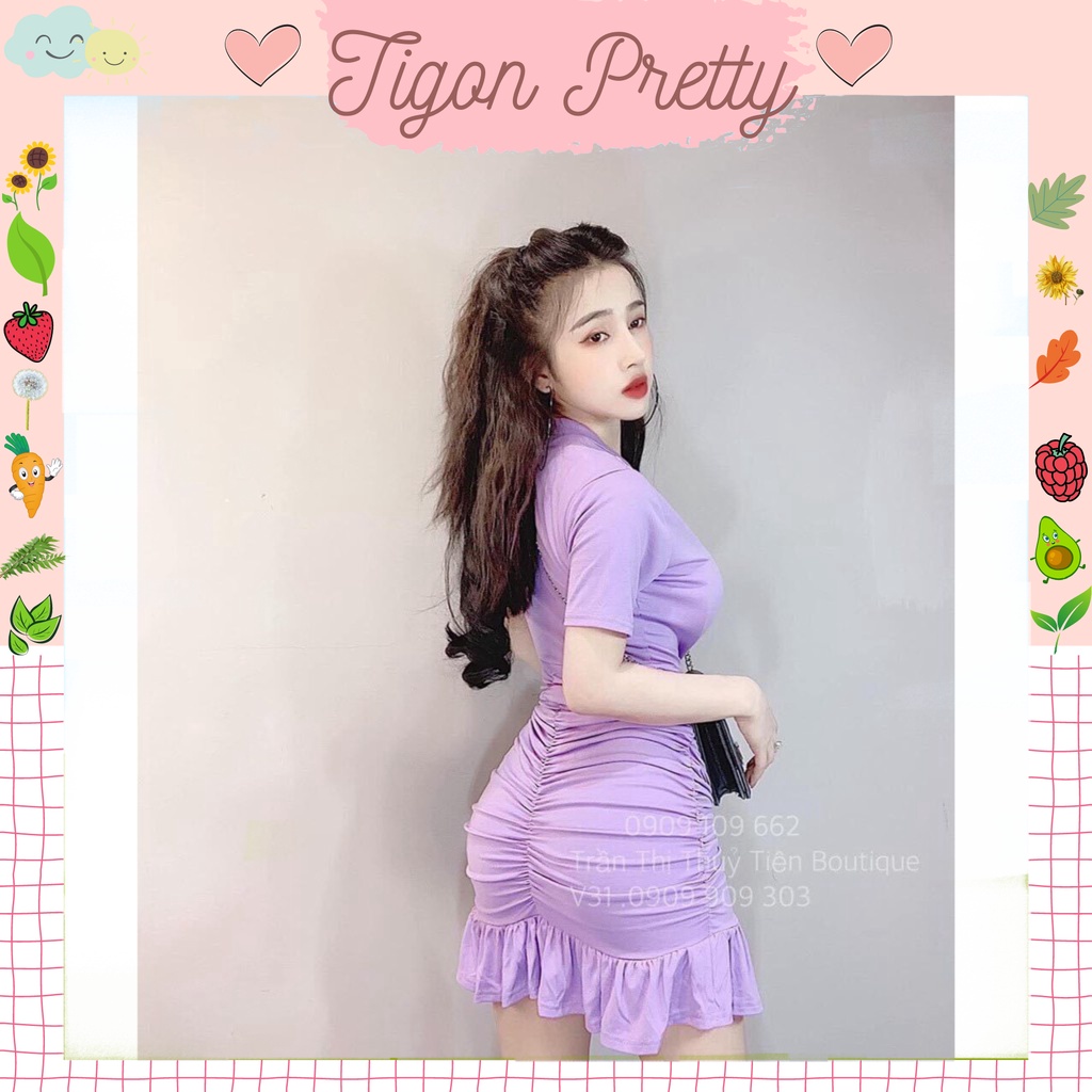 Đầm body Nhúng Có Tay Cực Xinh