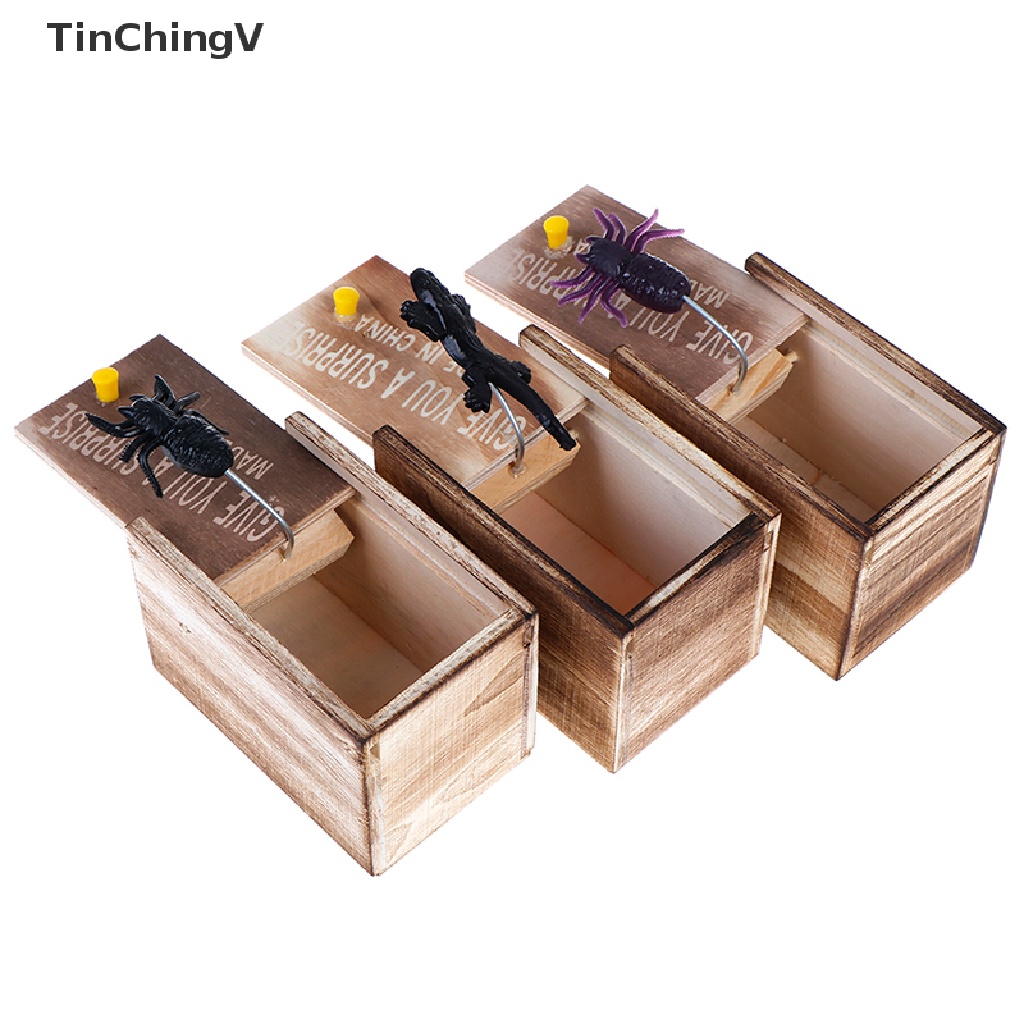 [TinChingV] Hộp Gỗ Đựng Côn Trùng Chơi Khăm Sóc Giống Thật