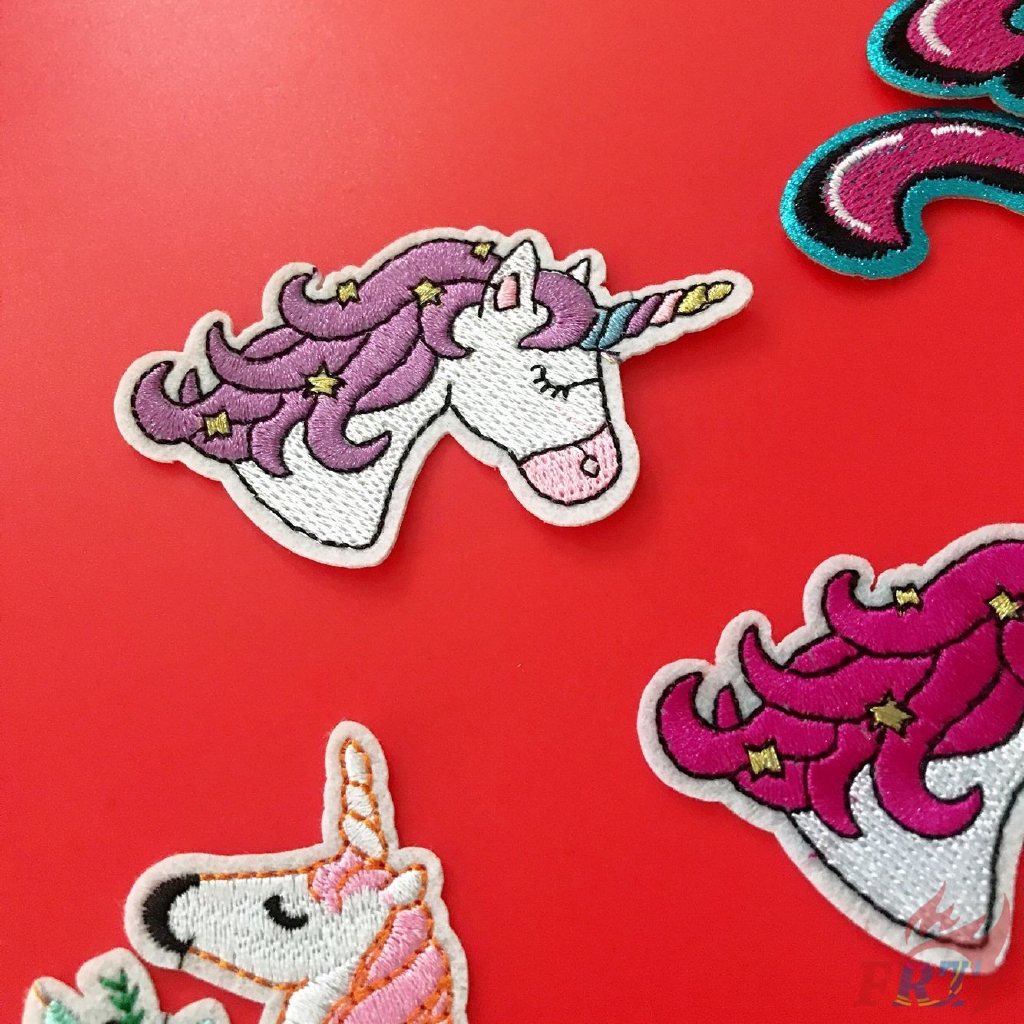 Miếng thêu trang trí quần áo hình kỳ lân tùy chọn xinh xắn