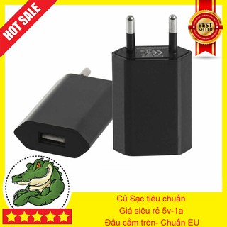 Củ Sạc giá siêu rẻ, dòng điện ổn định 5v 1a Eu Plug Usb Cho Samsung Huawei