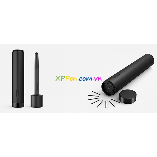 Bảng vẽ đồ họa XP-Pen Deco 02, 10 inch 8192 Lực nhấn, vòng xoay Dial bạc, chính hãng