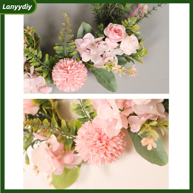 Vòng Hoa Nhân Tạo Treo Tường Trang Trí Nhà Cửa / Tiệc Cưới / Giáng Sinh