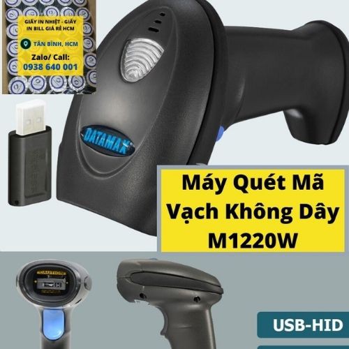 MÁY QUÉT MÃ VẠCH CẦM TAY KHÔNG DÂY DATAMAX M1220W