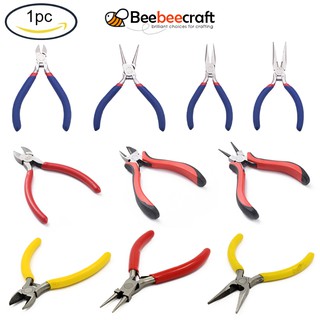 Kìm mũi tròn màu xanh dương dùng để làm đồ trang sức bằng thép không gỉ 316 kích thước 125x53mm