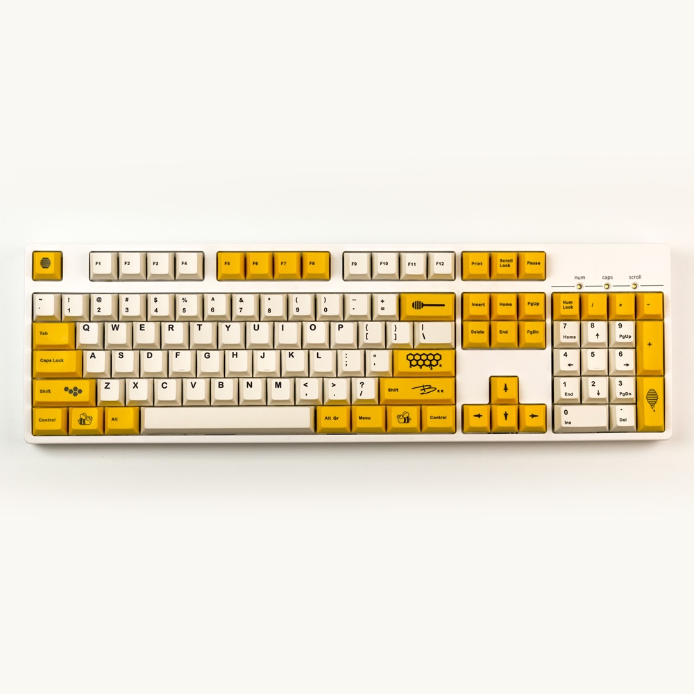 GMK ong keycaps, 124 phím keycaps Cherry Profile DYE-SUB Cá nhân hóa GMK Keycaps cho bàn phím cơ