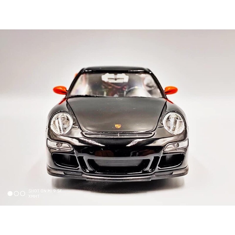 Xe Mô Hình Porsche 911 GT3 RS 1:24 Welly Đen