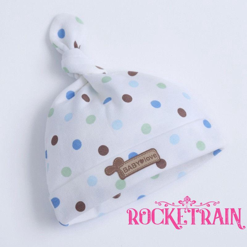 Mũ trùm đầu cotton mềm mại cho trẻ sơ sinh