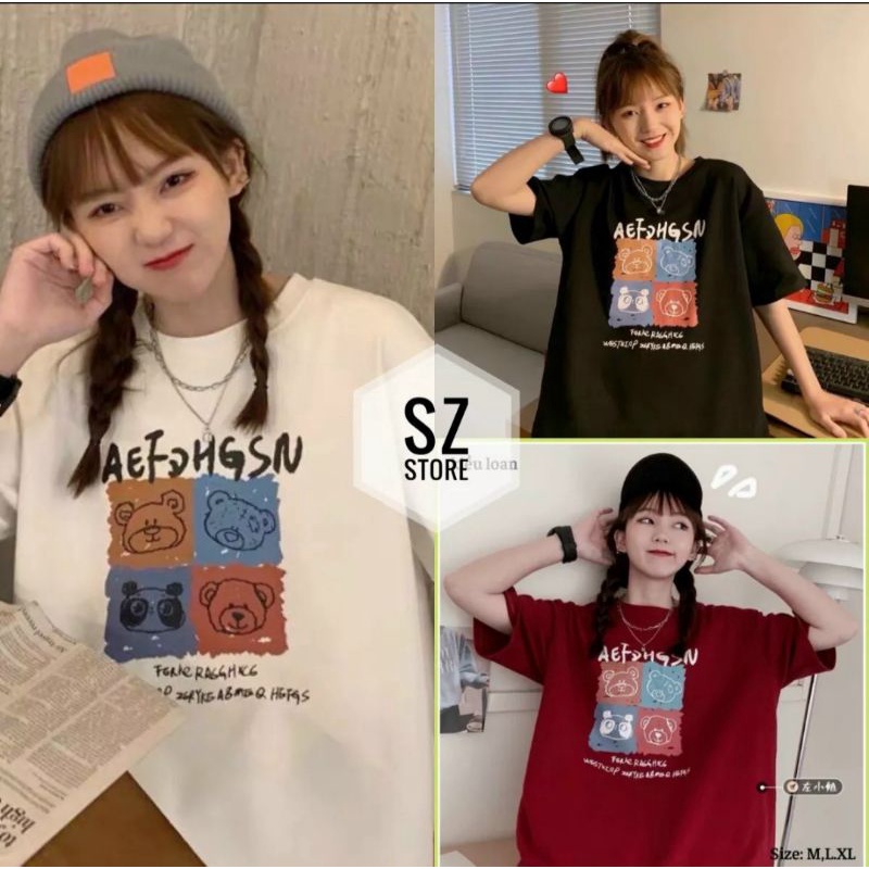 Áo thun cotton giấy mẫu mới cao cấp kiểu dáng cute màu sắc trẻ trung dễ thương xinh xắn bán chạy giá rẽ hiện nay