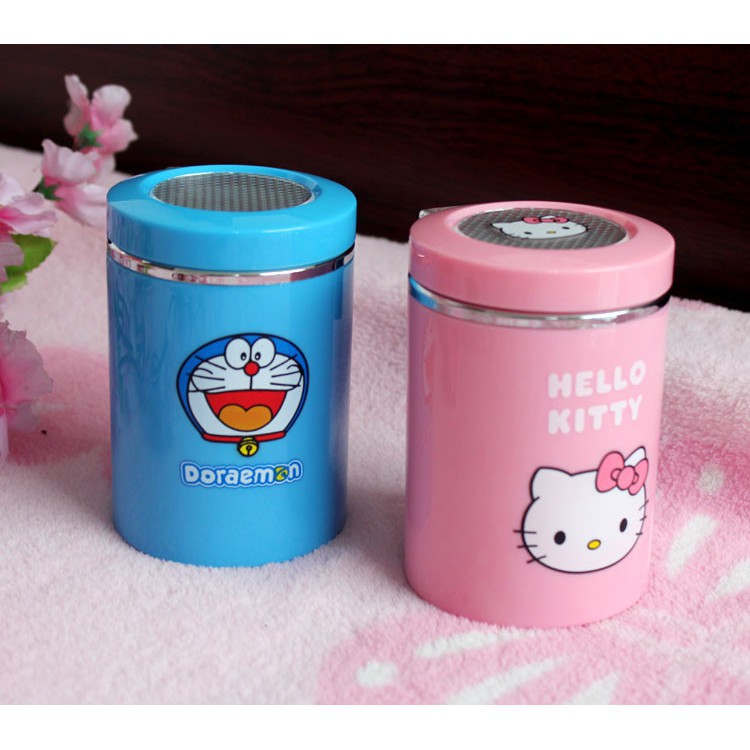 Gạt Tàn Thuốc Hình Doraemon Có Đèn Led Tiện Lợi Dành Cho Xe Hơi