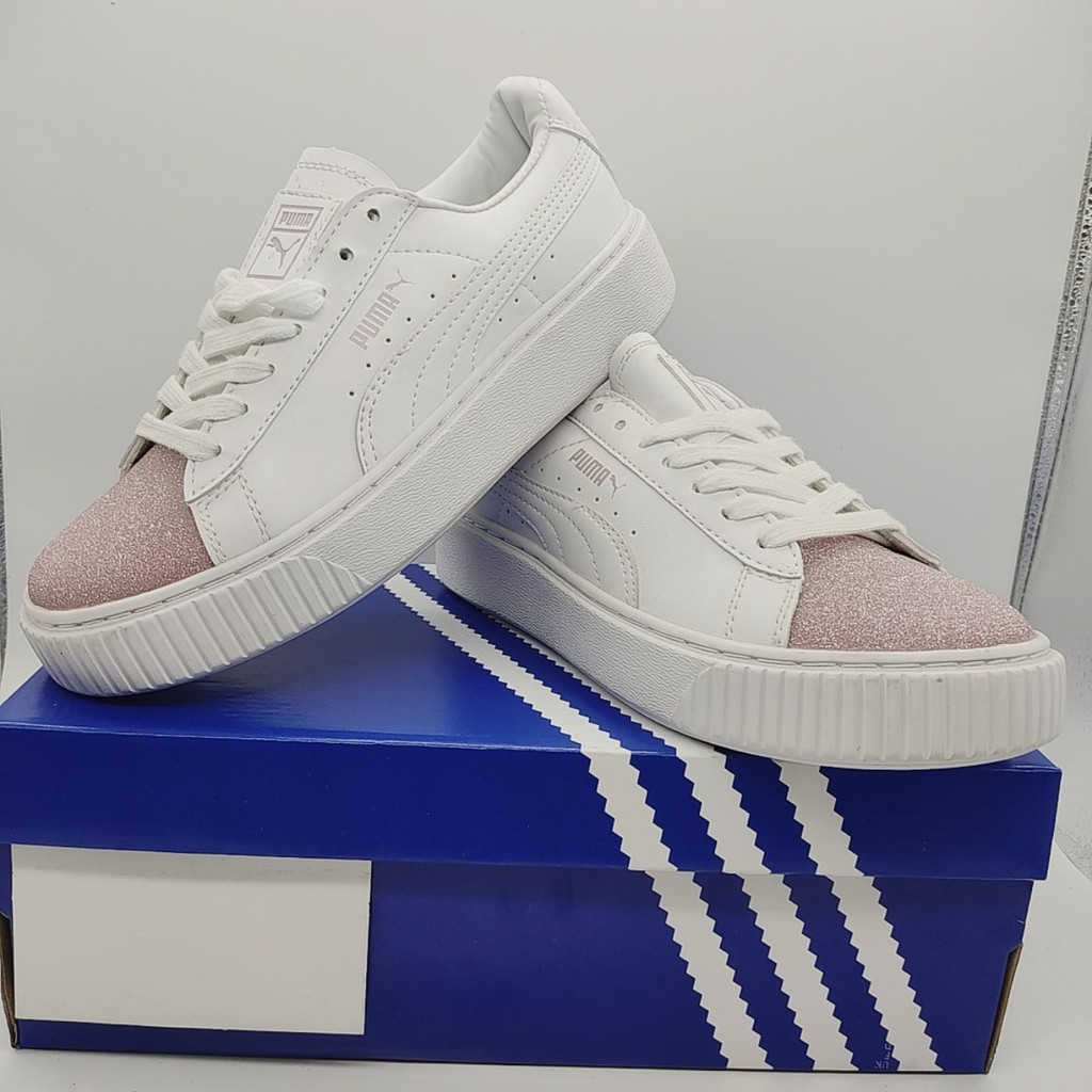 Giày Sneaker, Giày Nữ P.u.m.a Mũi Hồng - Quý Phái, Nữ Tính - Đốn Tim Phái Mạnh | BigBuy360 - bigbuy360.vn