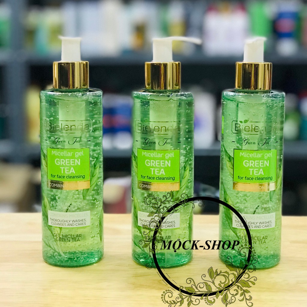 Sữa rửa mặt Bienlenda trà xanh dành cho da dầu mun nội địa Balan