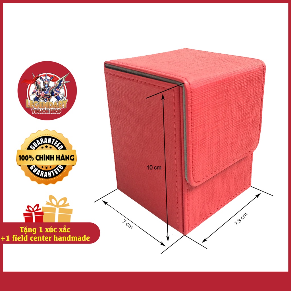 Deck Box Da Yugioh, Vanguard, Pokemon - Hộp Đựng Bài Bằng Da Chất Lượng Cao - Sang Chảnh