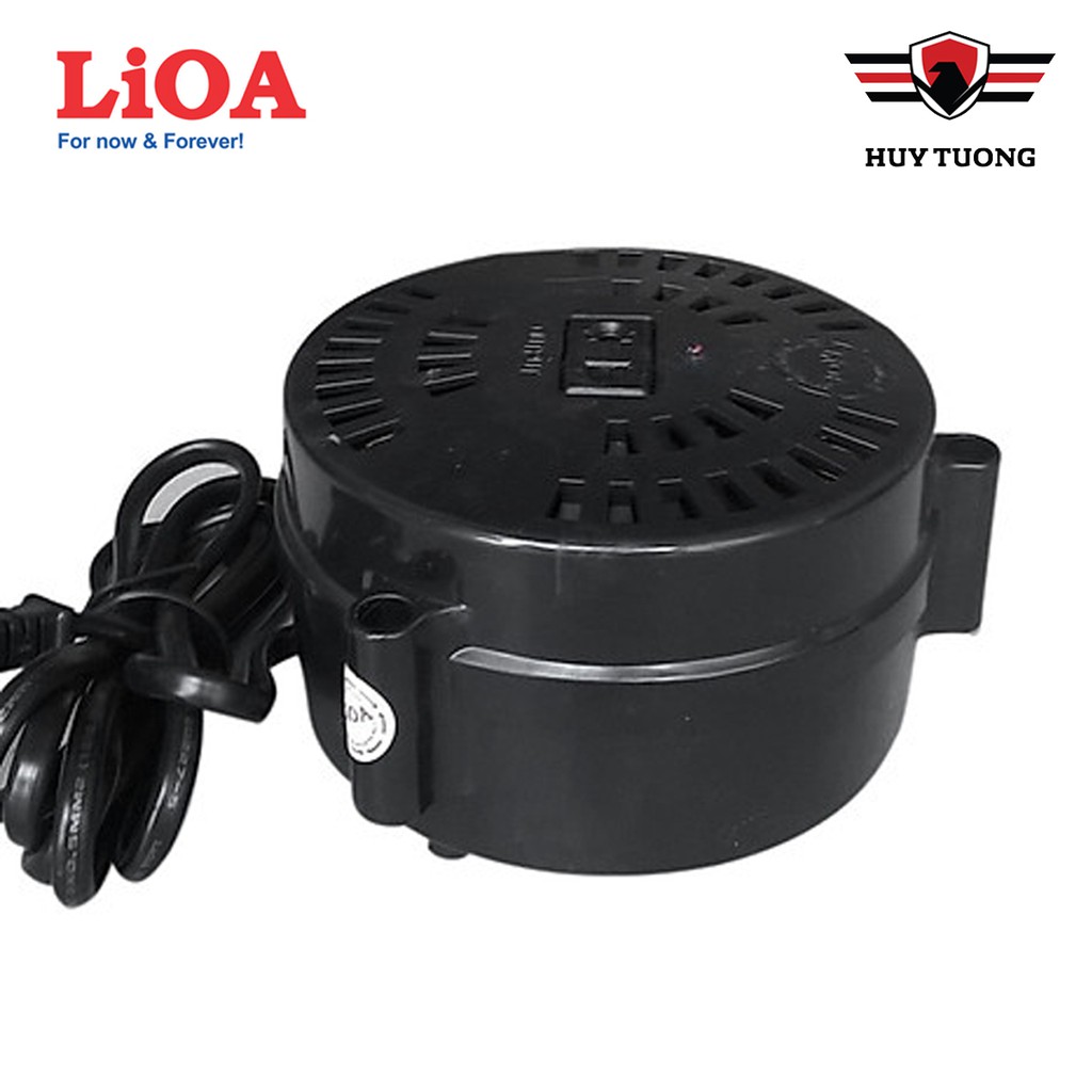 Biến áp đổi nguồn Lioa  FREE SHIP  Hạ Áp 1P - 0.2kVA ( Đen ) - Huy Tưởng