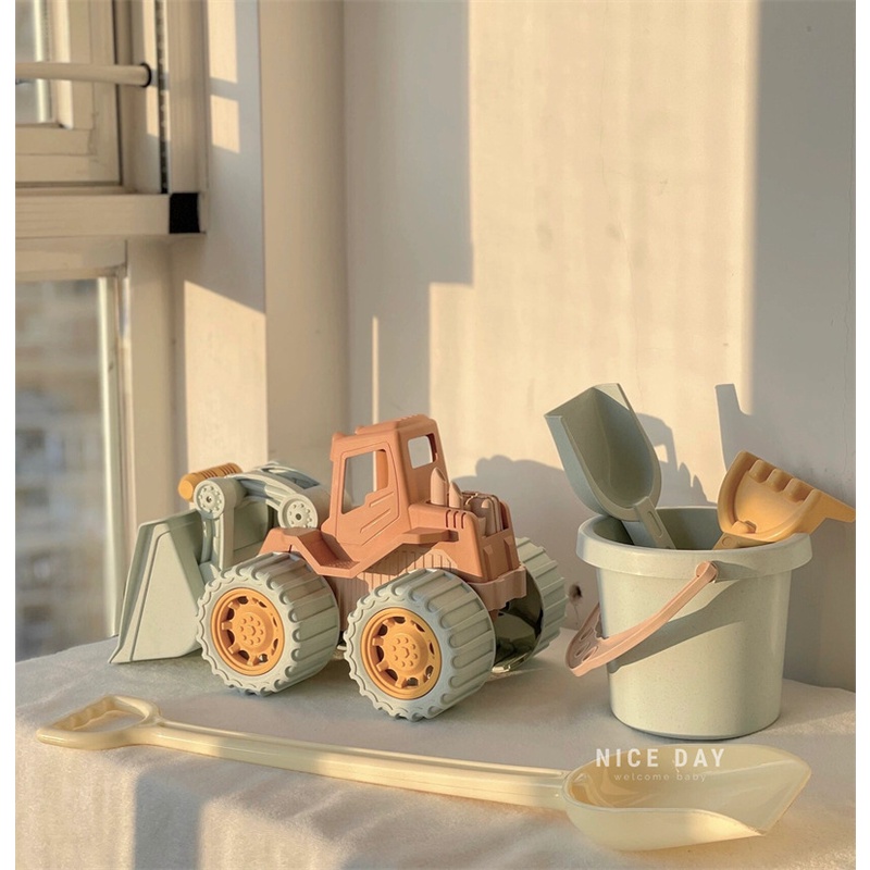 Bộ Đồ Chơi Xô Xơ Lúa Mì Vui Nhộn Cho Bé