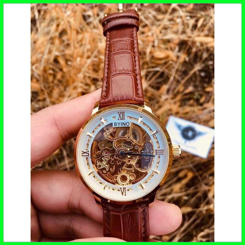 [ Đồng Hồ Nam ] ĐỒNG HỒ BiYINO  CƠ DÂY DA CAO CẤP CHÍNH HÃNG | BigBuy360 - bigbuy360.vn