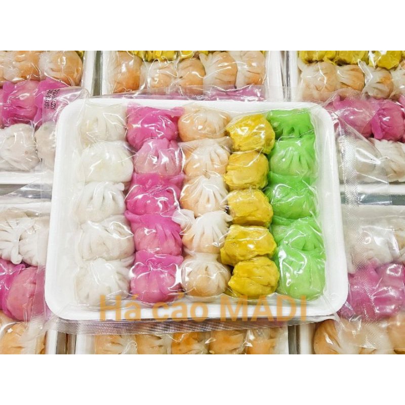 Khay há cảo ngũ vị 37g x 25viên to - Dimsum đông lạnh