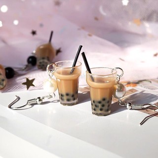 Bông Tai Trà Sữa