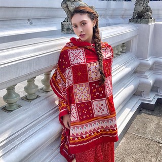 Khăn Choàng Thổ Cẩm Đi Biển - KTT6