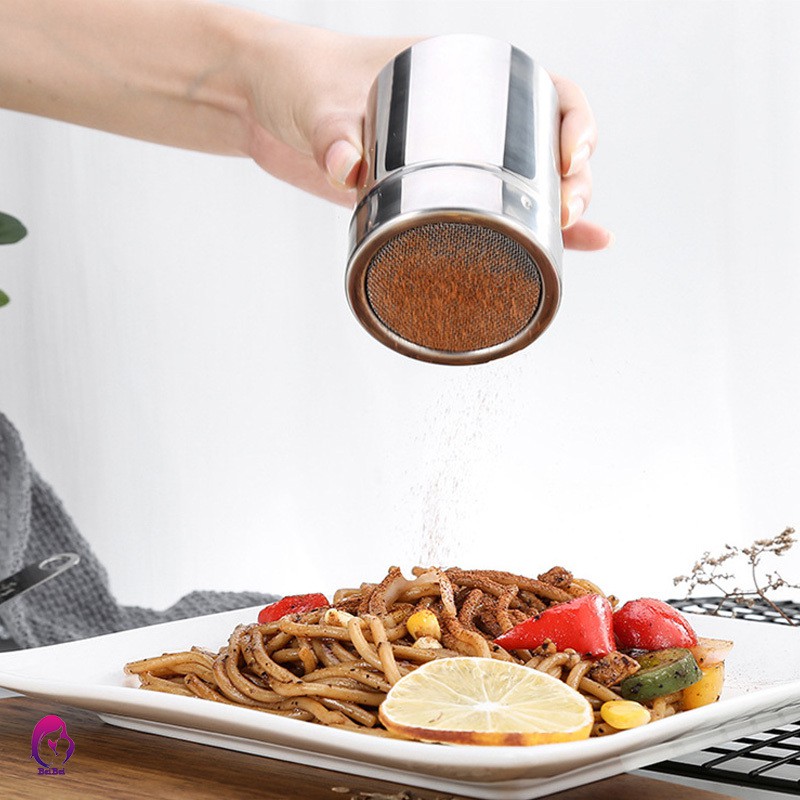 Lọ Rắc Bột Cacao Bằng Thép Không Gỉ