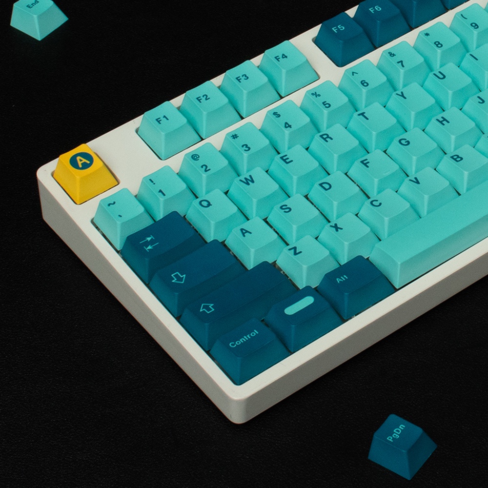 Bộ 130 Phím GMK Retrocast PBT 2U Shift ISO Enter 6.25U Cho Bàn Phím Cơ