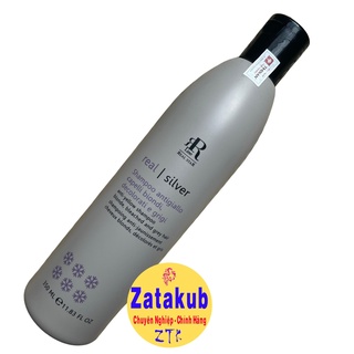 Dầu gội tím khử vàng, chăm sóc tóc vàng sáng Therapy Silver Shampo RR Line 350ml
