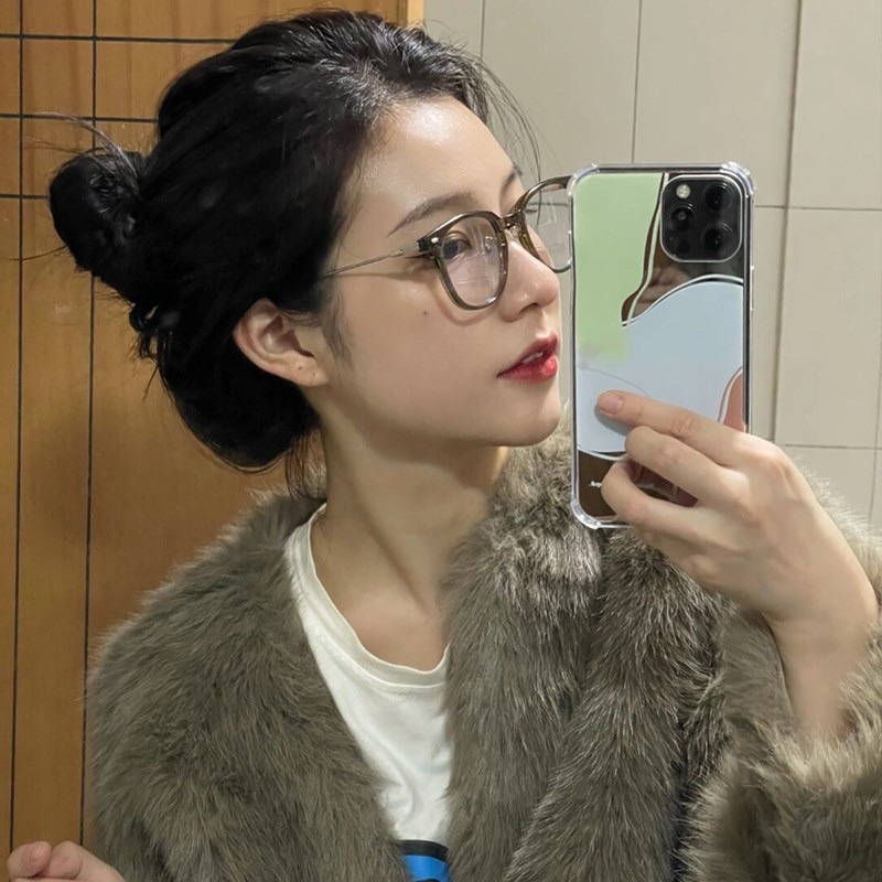 Kính mắt GM Booster không độ nâng mũi mắt kính vuông