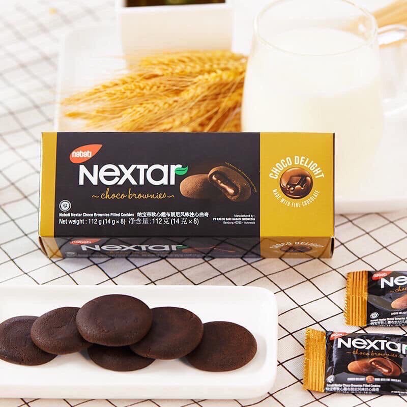 Bánh Nabati Nextar SoCoLa Hộp 112g x 8 bánh