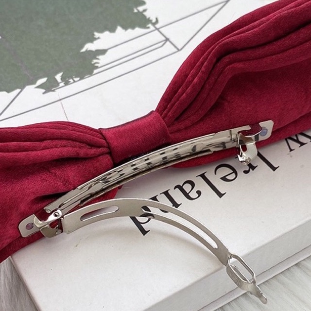 Kẹp tóc nữ nơ to nữ tính - Maben