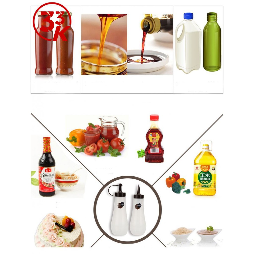 [Đồng giá 33k] Bình đựng gia vị, nước sốt, nước tương Inomata có vòi phụt và nắp đậy 360ml Nhật Bản | BigBuy360 - bigbuy360.vn