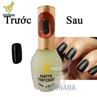Sơn Bóng Lỳ Tạo Màu Nhám Matte Topcoat Chai 15ml, Giúp Biến Màu Sơn Thường Thành Màu Sơn Nhám, Lì Sành Điệu