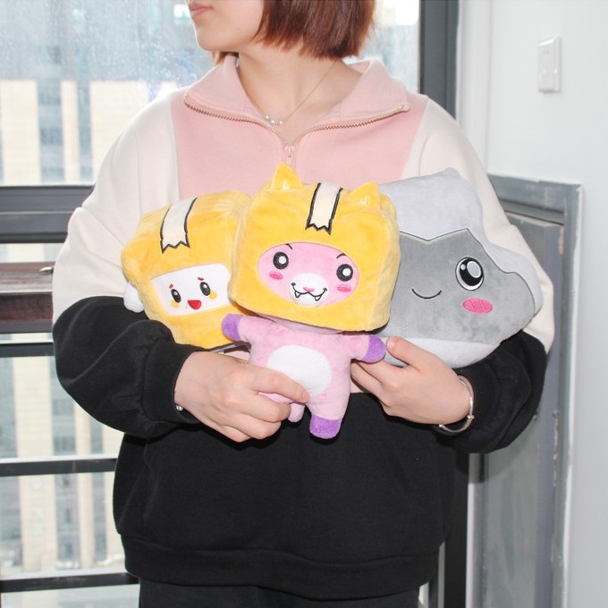 Gối Ôm Nhồi Bông Hình Robot Hoạt Hình Mềm Mại Có Thể Tháo Rời