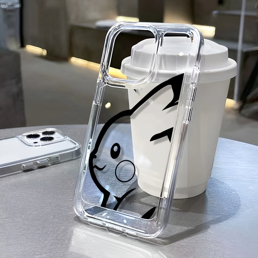 Ốp Điện Thoại Họa Tiết Pikachu Cho iphone 14 Plus 11 13promax 12 7Plus X XS Max 7 8 SE 2020