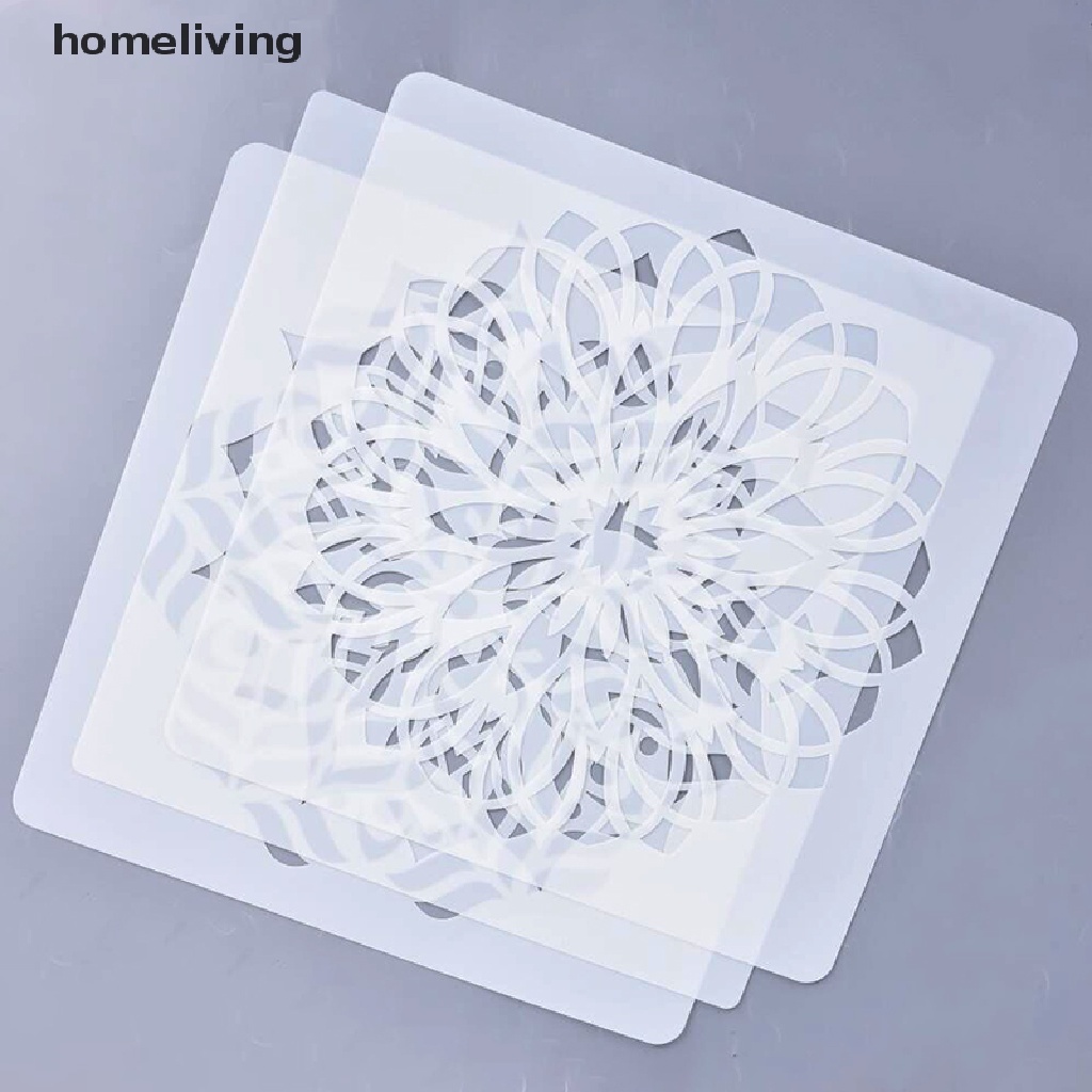 Khuôn Mẫu Trang Trí Sổ Lưu Niệm 30 * 30CM Họa Tiết Mandala Độc Đáo Đẹp Mắt