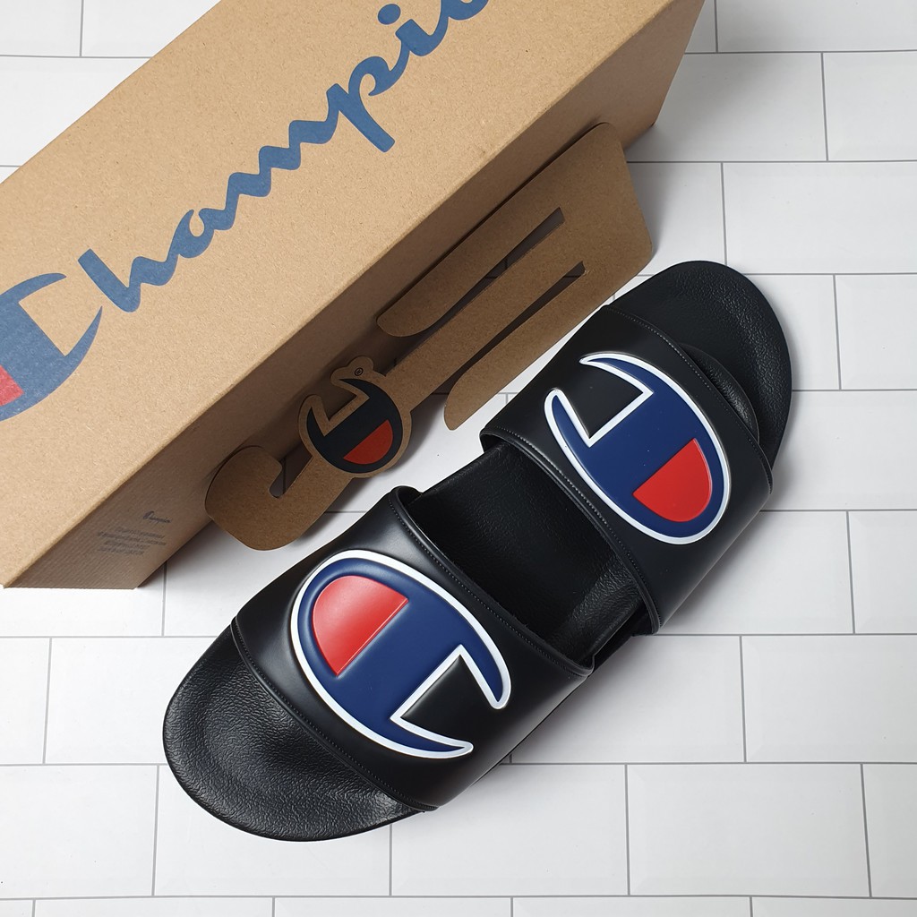 [Sale Sốc] Dép Champion Full Đen - Hàng Có Sẵn | BigBuy360 - bigbuy360.vn