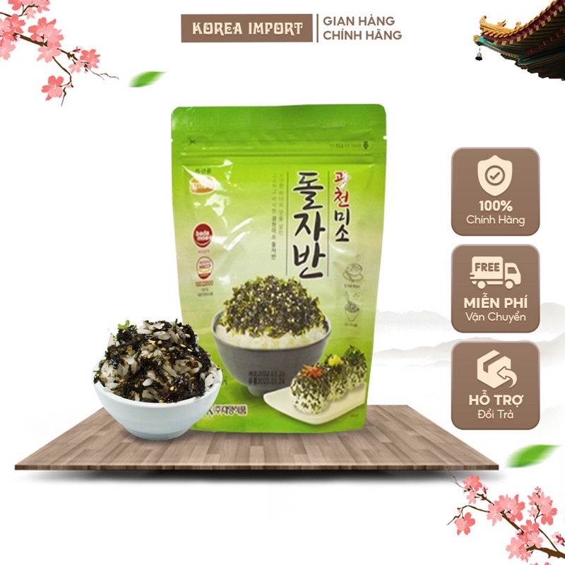 Rong biển rắc cơm gói 50G nhập khẩu Hàn Quốc,dong trộn cơm ăn liền giàu dưỡng chất cho bé