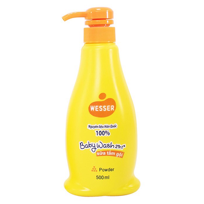 Tắm Gội Wesser 2 in 1 200ml - 500ml