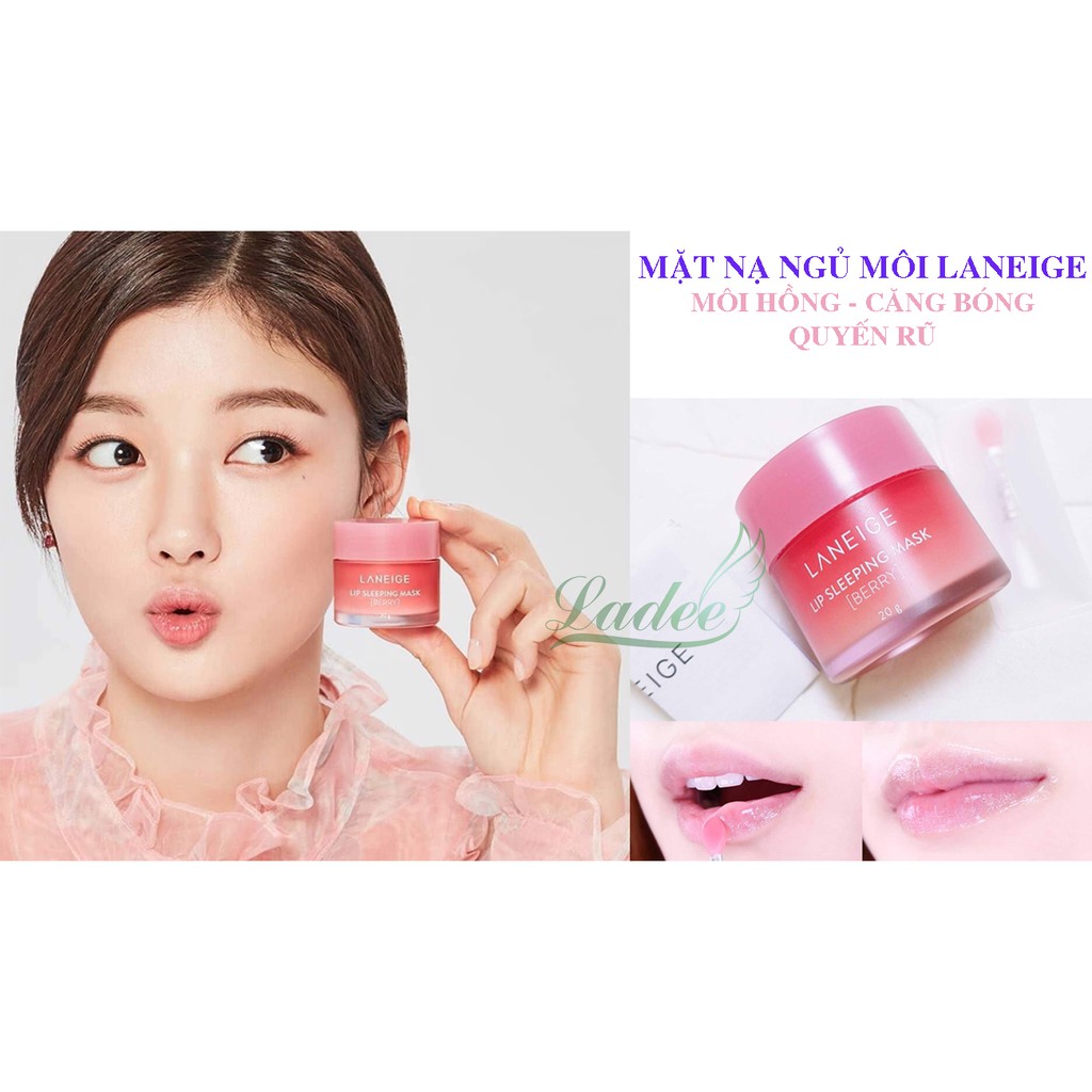 Mặt Nạ Môi, Nạ Dưỡng Môi Hồng Hàng Chuẩn Chính Hãng Laneige Lip Sleeping Mask Mini Hàn Quốc