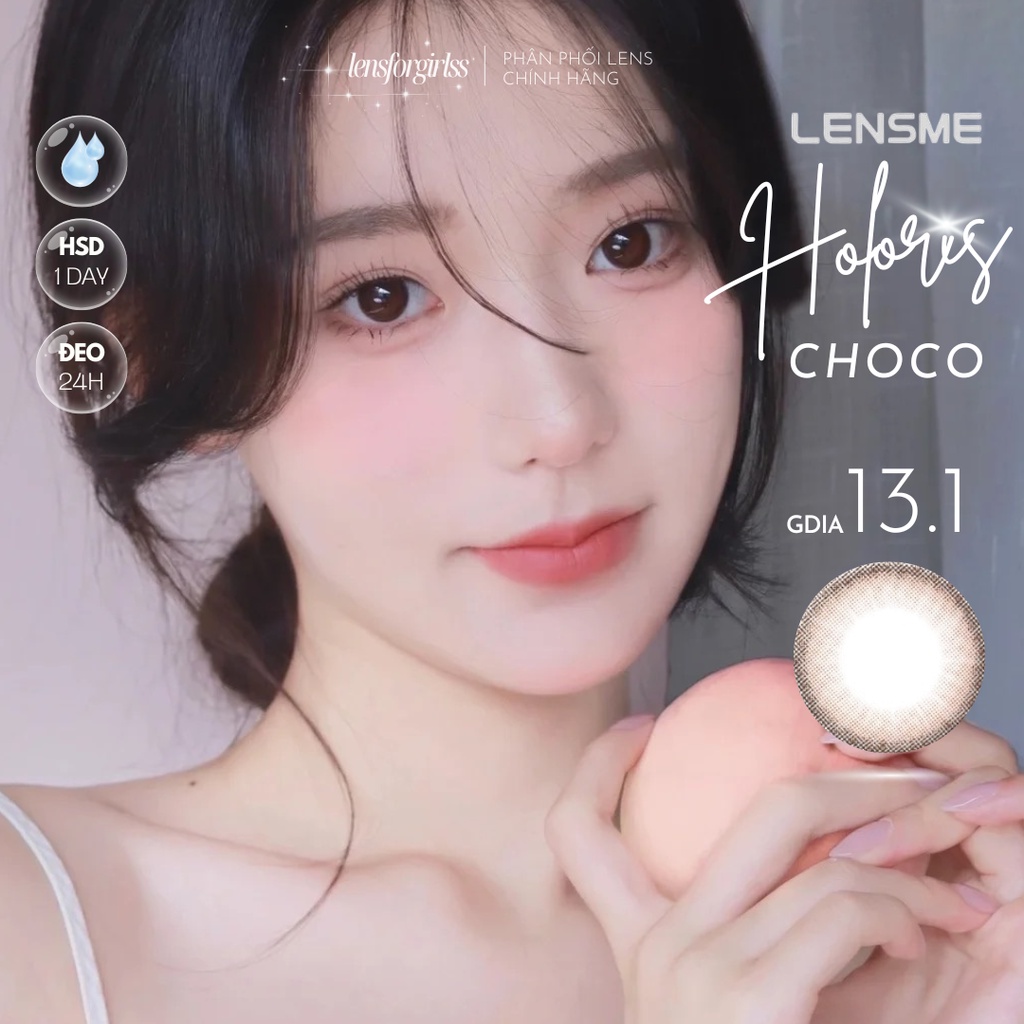 Kính áp tròng 1 NGÀY HOLORIS CHOCO chính hãng LENSME | Lens 1 ngày