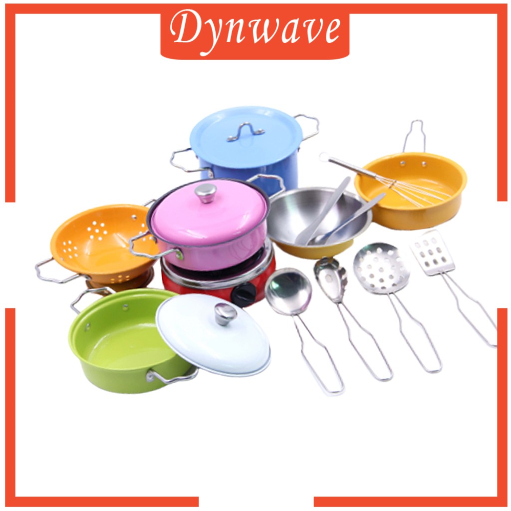 Bộ 17 Món Đồ Chơi Nấu Ăn Bằng Thép Không Gỉ Cho Bé
